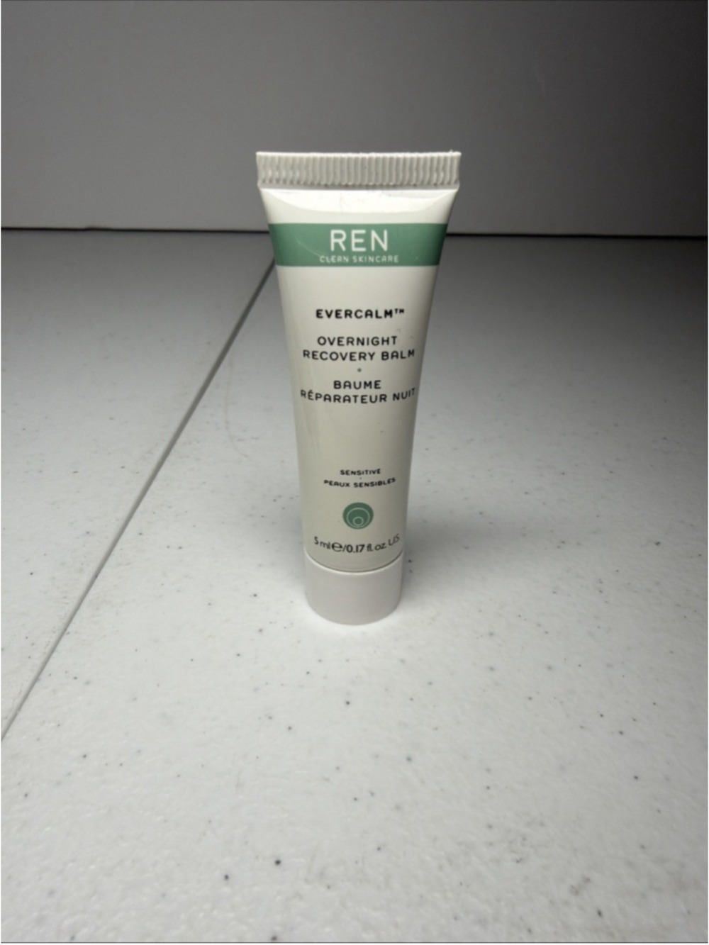 REN Evercalm Overnight Recovery Balm 5ml 0.17oz Sensitive Skin NEW
